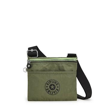 Kipling Gib Crossbodytassen Olijfgroen | België 2045UZ